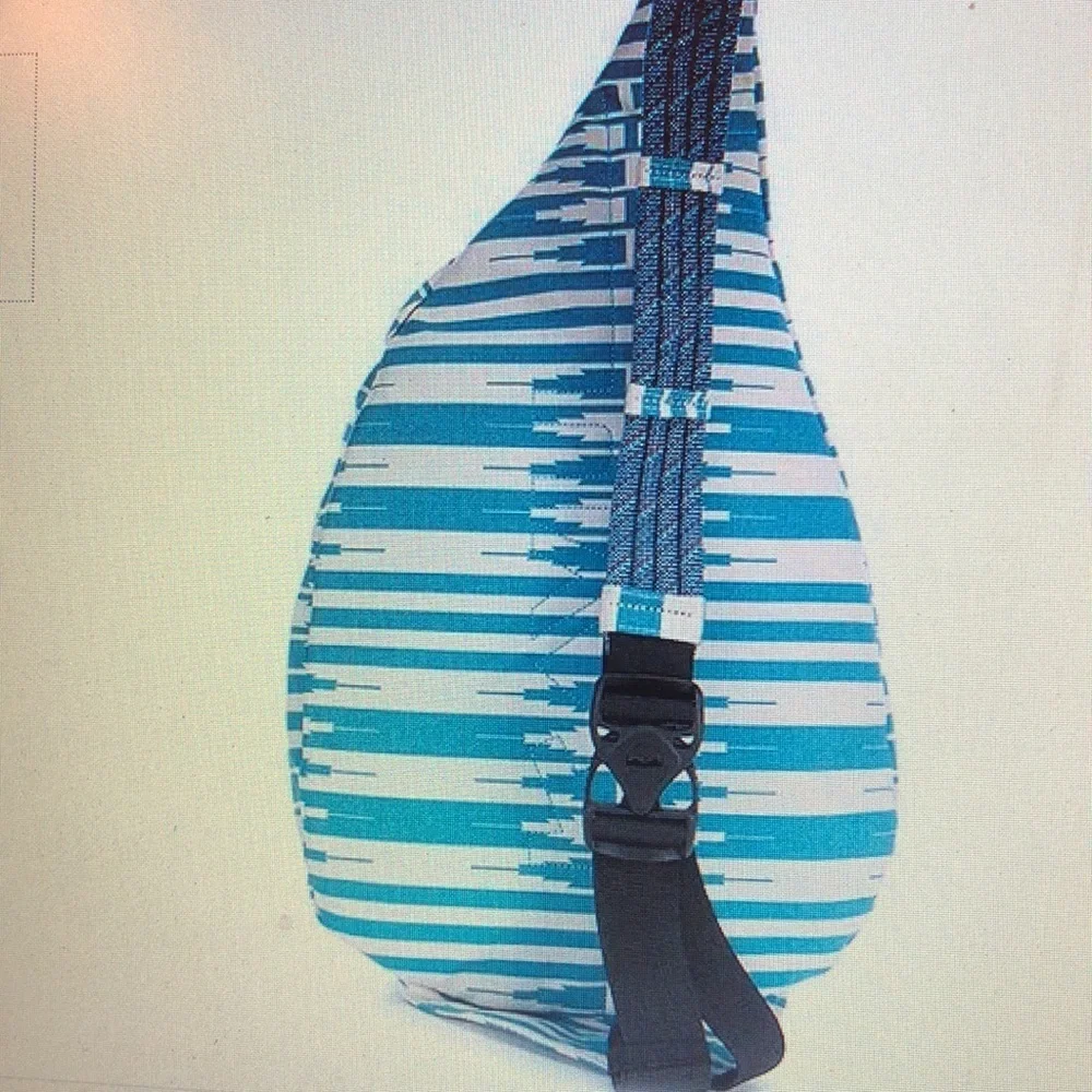 KAVU ROPE CROSSBODY BAG in SKYLINE IKAT NWT - Picture 12 of 12